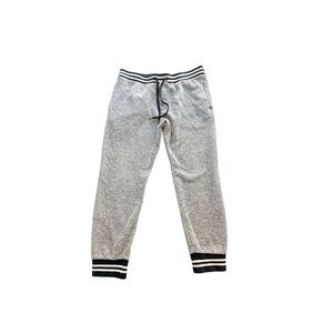 American Eagle Outfitters Gray Joggers with Striped Cuffs